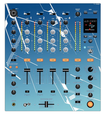 Pioneer DJ DJM 700 Skin Constructor Blue